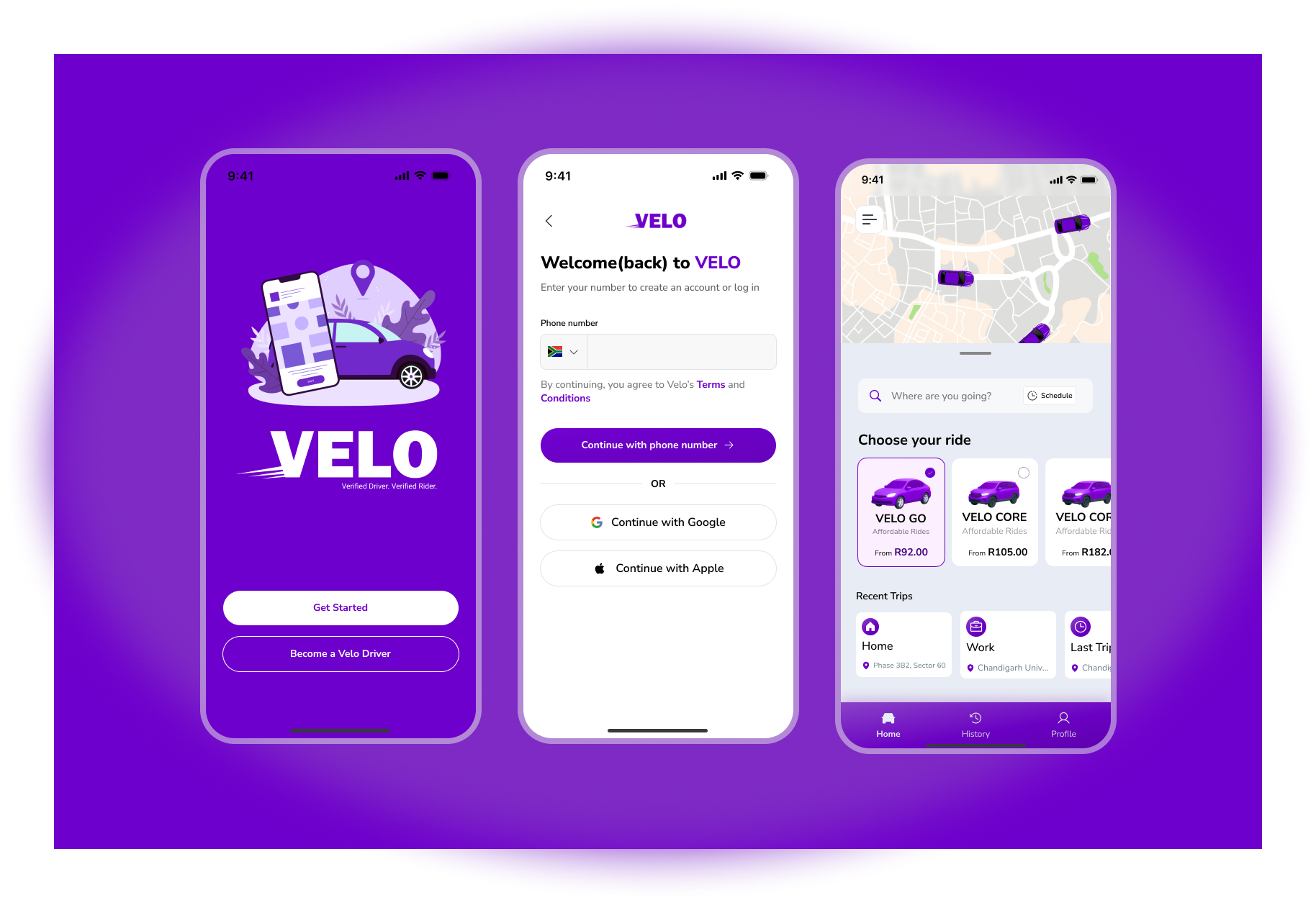 Velo App Preview