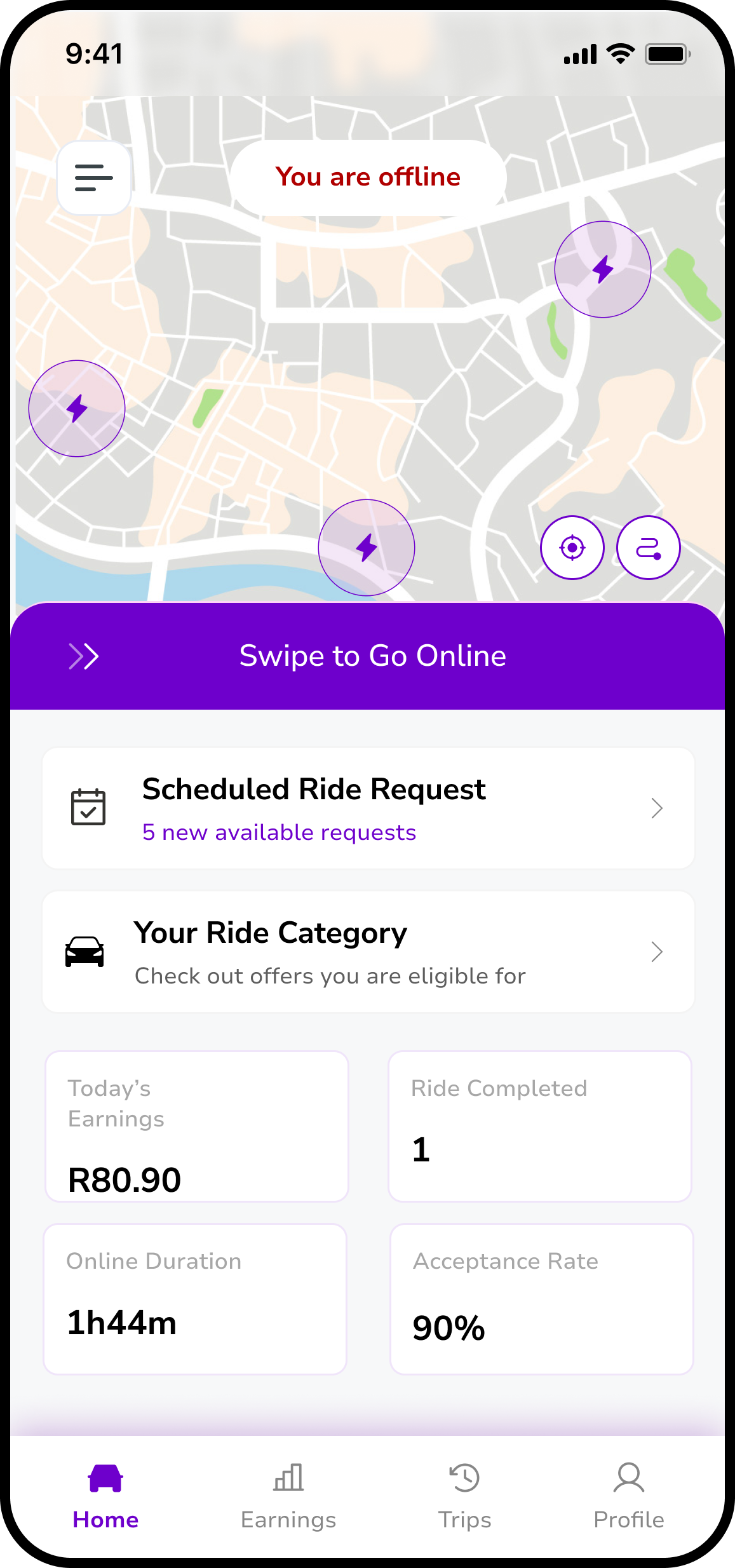 Driver Earnings Dashboard
